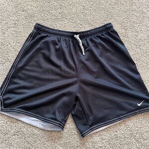 Nike Women’s Navy and White Athletic Shorts